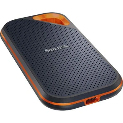 Abbildung von SanDisk Extreme Pro Portable SSD externe 1 TB (externe Festplatte mit Technologie 2,5 Zoll, 1.050 MB/s Lesen, NVMe SSD, IP55) grau