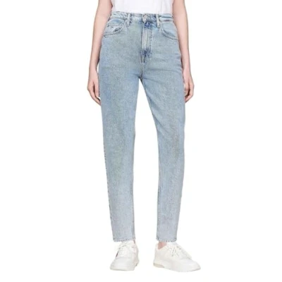 Abbildung von Tommy Jeans MOM Tapered Relaxed Fit, Damen, Größe: 24x30, Denim light