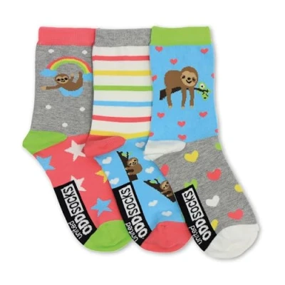 Abbildung von Faultier Oddsocks Socken in 37 42 im 3er Set Strumpf