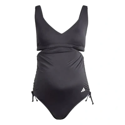 Abbildung von adidas Sportswear Iconisea Maternity Uback Badeanzug, Damen, Größe: XL, Black white