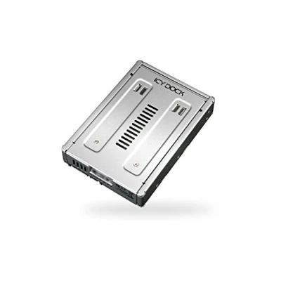 Abbildung von ICY DOCK Convertisseur adaptateur, kit de Montage, boitier convertisseur, Caddy Disque Dur &amp; SSD 2.5&quot; SATA/SAS à 3.5&quot; SATA Métal EZConvert MB982SP 1S