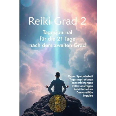 Abbildung von Reiki Grad 2 Tagesjournal für die 21 Tage nach dem zweiten Grad: Deine Symbolarbeit, Tagesinspirationen, Tageserfahrungen, Reflexionsfragen, Impulse ... (Reiki der Einweihung, Band 2)