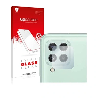 Abbildung von upscreen Schutzglas für Samsung Galaxy A22 4G (NUR Kameraschutz) Schutzfolie, Glas Folie [Klar, 9H Panzerschutz, Anti Fingerprint]