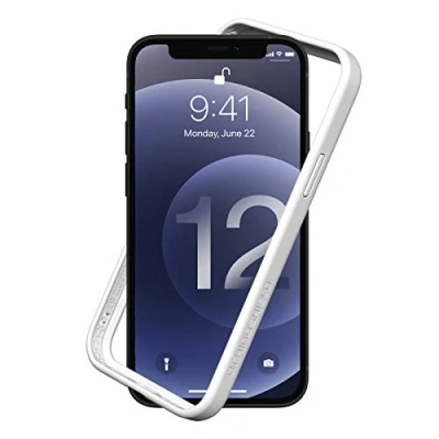 Abbildung von RhinoShield Bumper Case kompatibel mit [iPhone 12 Pro Max] CrashGuard NX Stoßdämpfende Schutzhülle im schlanken Design 3.5 Meter Fallschutz Weiß