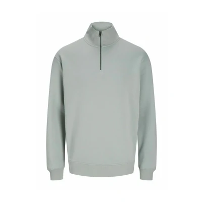 Abbildung von Jack &amp; Jones Jjebradley HALF ZIP NOOS Sweatshirt, Herren, Größe: XS, Iceberg green