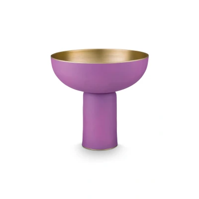Abbildung von PIP STUDIO Lily&amp;Lotus Metal Dekoschale lila 24cm
