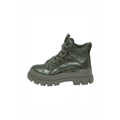 Abbildung von Buffalo Aspha NC MID Plateaustiefelette, Damen, Größe: 40, Khaki Schuhe