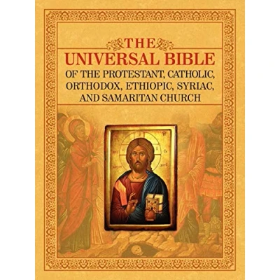 Abbildung von the Universal Bible of Protestant, Catholic, Orthodox, Ethiopic, Syriac, and Samaritan Church