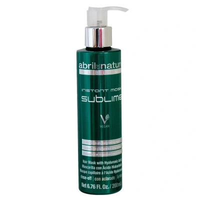 Abbildung von abril et nature Sublime Reparierende Feuchtigkeitsmaske Für strapaziertes, dickes und/oder poröses oder afro Haar Hyaluronsäure Glättet und repariert Professionelle Haarmaske 200 ml