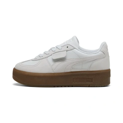 Abbildung von Puma Palermo Elevata Sneaker low, Damen, Größe: 42, Feather gray/haute coffee Leder