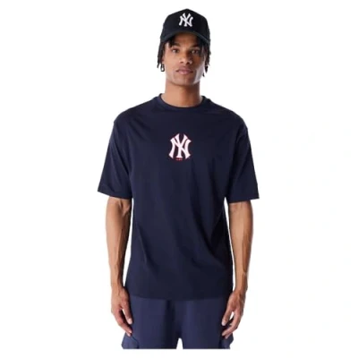 Abbildung von MLB World Series Oversized T Shirt New York Yankees Navy Whitete