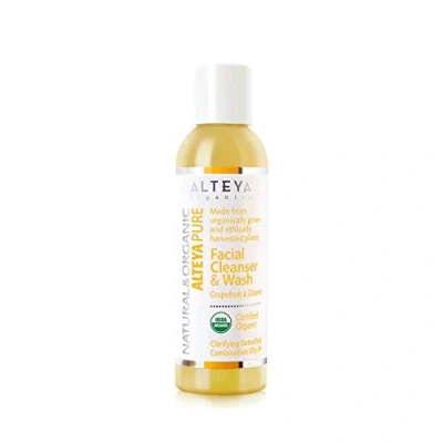Abbildung von Alteya Bio Gesichtsreiniger und Waschlotion 150ml Grapefruit Storchschnabel USDA Organic zertifiziert Biologisch abbaubar Rein Natürlich Vegan