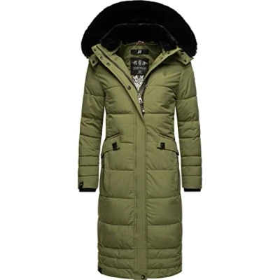 Abbildung von Navahoo Fahmiyaa Wintermantel, Damen, Größe: XL, Dusty olive