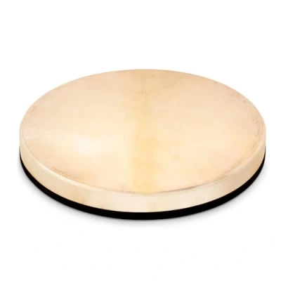 Abbildung von Schlagwerk RTS45 Rahmentrommel Frame Drum Natural sehr flache und extrem leichte Handtrommel ⌀ 45 cm / 18 Zoll Ziegenfell, stimmbar Buchenholz Schamanentrommel Made in Germany