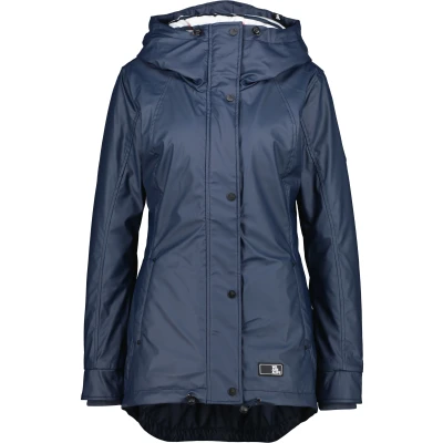Abbildung von alife &amp; kickin Elmaak A Rainstyle Parka, Damen, Größe: Large, Marine