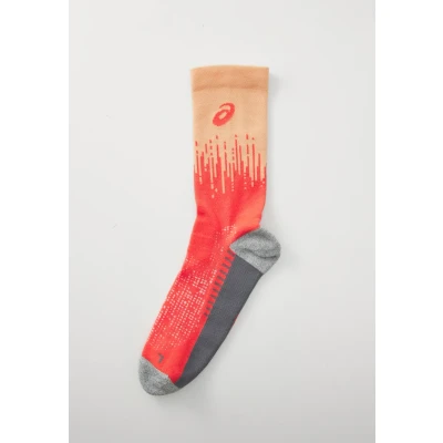 Abbildung von Asics Performance RUN CREW SOCK Unisex Sportsocken, Größe: 47 49, Coral reef/mojave