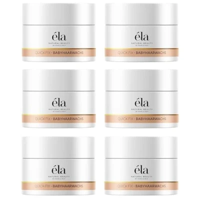 Abbildung von éla Natural Beauty Babyhaarwachs Quick Fix, 6er Pack (6 x 20 ml)