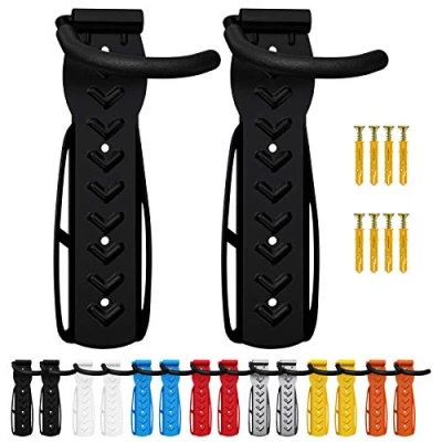 Abbildung von Wellgro Fahrradhalter 2 x Wand Stahl Fahrrad Wandhalterung haken