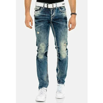 Abbildung von Cipo &amp; Baxx Jeans Slim Fit, Herren, Größe: 29x30, Blau