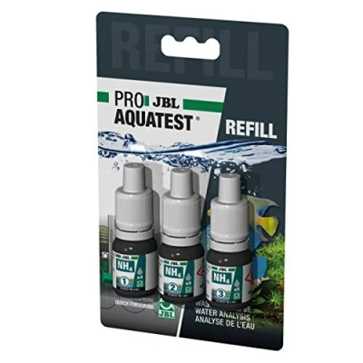 Abbildung von JBL GmbH &amp; Co. KG Aquarium Wassertest PROAQUATEST NH4 Ammonium Nachfüllset für Testkoffer, Nachfüllflasche Testkoffer