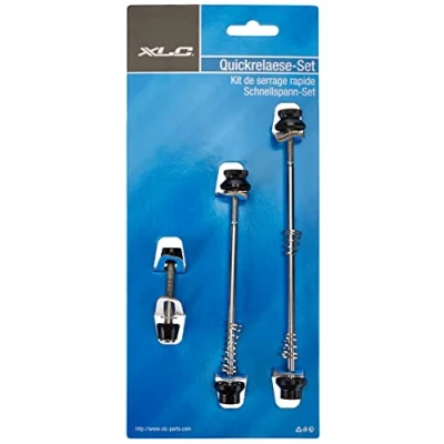 Abbildung von XLC Montagewerkzeug Schnellspanner Komplett Set, 5 mm Innensechskant, (3 tlg), VR (100 mm) + HR (150 Sattelschnellspanner, 3 teilig (1 Set)