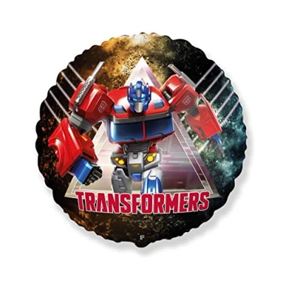 Abbildung von Ballonim Luftballon Optimus Prime &amp; BumblebeeTransformers Ballon ca. 45 cm Dekoration zum Geburtstag Folienballon Happy Birthday Deko (Optimus)
