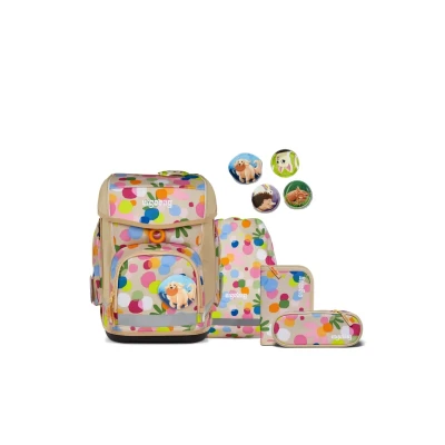 Abbildung von Ergobag cubo Schulranzen Set für Kinder, Größe: One Size, Beige