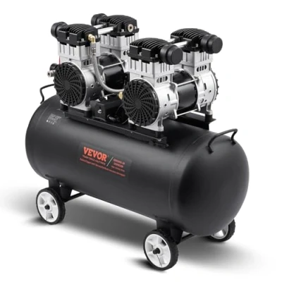 Abbildung von VEVOR Kompressor 75L Luftkompressor 125PSI Druckluft 3kW Flüsterkompressor