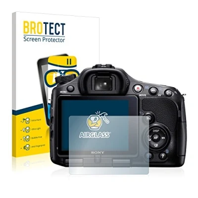 Abbildung von BROTECT Schutzglas für Sony Alpha 65V (SLT A65V) Schutzfolie Panzer Folie Glas [Extrem Kratzfest 9H, Anti Fingerprint, Ultra Transparent]