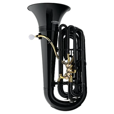 Abbildung von Classic Cantabile MardiBrass Kunststoff Bb Tuba Extrem leicht und sehr stabil Material Korpus: ABS Mundrohr Maschine aus Messing mit Gigbag &amp; Mundstück Farbe: Schwarz