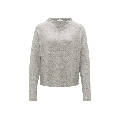 Abbildung von Opus Sicozy Langarmshirt, Damen, Größe: 44, Hazy fog melange