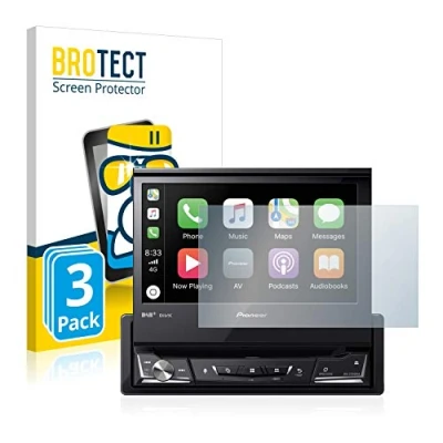 Abbildung von BROTECT Schutzglas für Pioneer AVH Z7200DAB (3 Stück) Schutzfolie Panzer Folie Glas [Extrem Kratzfest 9H, Anti Fingerprint, Ultra Transparent]