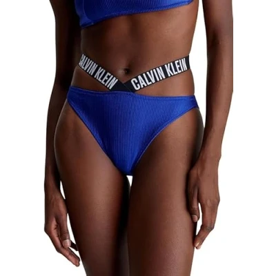 Abbildung von Calvin Klein Swimwear HIGH LEG Cheeky Bikinihose, Damen, Größe: XS, Midnight lagoon