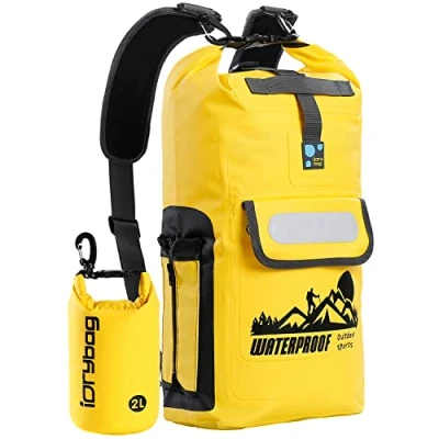 Abbildung von IDRYBAG Dry Bag Floating wasserdichter Rucksack 20L/30L/40L, Bags wasserdichte Rucksackform, Kajak Tasche