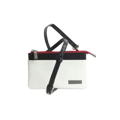 Abbildung von 7clouds UMHÄNGE Markyna 7.2 Umhängetasche, Damen, Größe: One Size, White black red