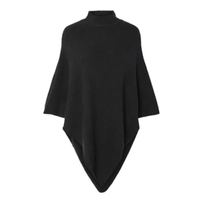 Abbildung von pieces Strickponcho &quot;PCFORTUNA HIGH NECK PONCHO NOOS BC&quot;