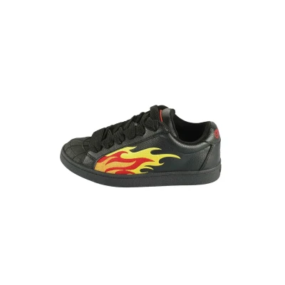 Abbildung von Buffalo Sneaker &quot;LIBERTY&quot;, Freizeitschuh, Schnürschuh, Halbschuh mit trendigem Flammenmotiv