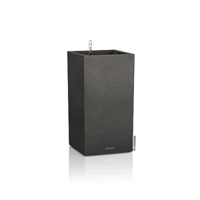 Abbildung von Lechuza® Blumentopf Canto Stone High 30 graphitschwarz, mit Wasserspeicher