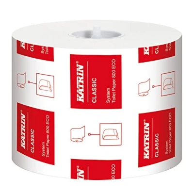Abbildung von Katrin 103424 Classic System Toilet 800 ECO Toilettenpapier, 2 lagig (36 er Pack)