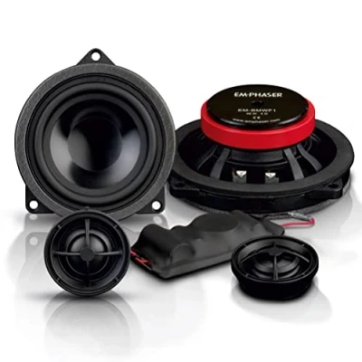 Abbildung von EMPHASER EM BMWF1 10 cm Komponenten System, Autolautsprecher Set, kompatibel mit BMW und Mini, Plug &amp; Play Lautsprecher Set für Türeinbau