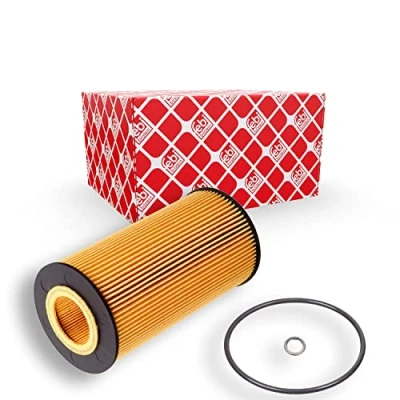 Abbildung von FEBI BILSTEIN 101330 Ölfilter mit Dichtring Filtereinsatz AUDI: A4 B6/B7 Cabrio, B6 Avant, A6 C6 VOLKSWAGEN: Phaeton
