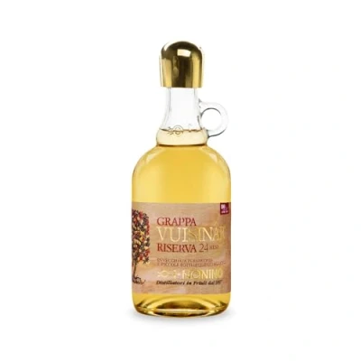 Abbildung von Nonino Grappa Vuisinâr Riserva 2 Years Wildkirschenholzfaß gereift, 700ml