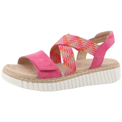 Abbildung von TOM Tailor Plateausandalette, Damen, Größe: 36, Pink Schuhe