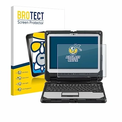 Abbildung von BROTECT Entspiegelungs Schutzglas für Panasonic Toughbook CF 33 Schutz Folie Panzerfolie Glas Matt [Extrem Kratzfest 9H, Anti Reflex]