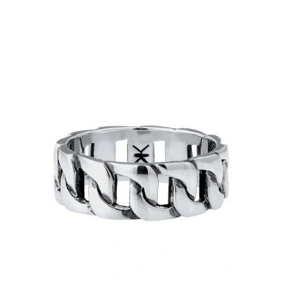 Abbildung von Kuzzoi Statement Ring, Herren, Größe: 58, Silber