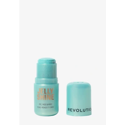 Abbildung von Makeup Revolution Jelly Shine EYE, FACE &amp; BODY Highlight Stick Highlighter, Größe: 5.5 g, Mermaid green