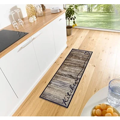 Abbildung von HANSE Home Küchenläufer &quot;Kitchen Herz&quot;, rechteckig, Läufer, Rutschfest, Küchenteppich, Küche, Teppich, Pflegeleicht