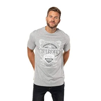 Abbildung von JP 1880 Herren T Shirt, Grau, 3XL Größen