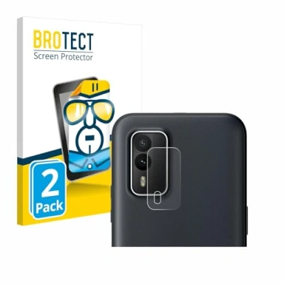 Abbildung von BROTECT (2 Stück Schutzfolie für Nokia XR21 (NUR Kameraschutz) Displayschutz Folie Ultra Klar