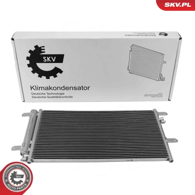 Abbildung von ESEN SKV 86SKV222 Klimakondensator mit Trockner Aluminium 605mm IVECO: DAILY 4 Kasten/Kombi, 3 Bus